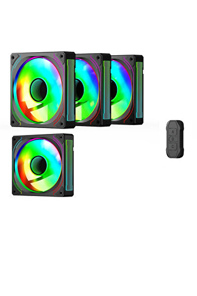 GamePower Glacia 120 Infinity ARGB 4`Lü Fan Seti + Hub Kit