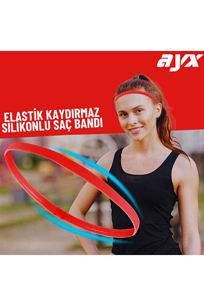 ayx Single Elastic Silicone Non-Slip Sports Hair Band