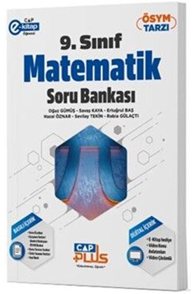 Çap Yayınları Çap 9. Sınıf Anadolu Lisesi Matematik Plus Soru Bankası