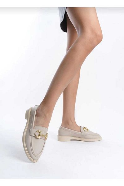 Pine Cone Patent Leather Babet