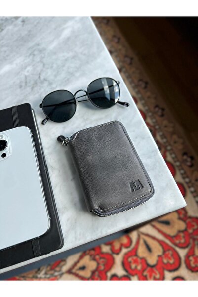 MFT Leather Design Шкіряний унісекс гаманець - Lotus Tiguan Antrasyt (1616)