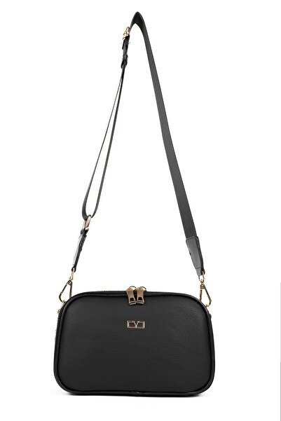 HNB Vona Bags Kadın Çapraz Omuz Çanta Mv124 Siyah-2