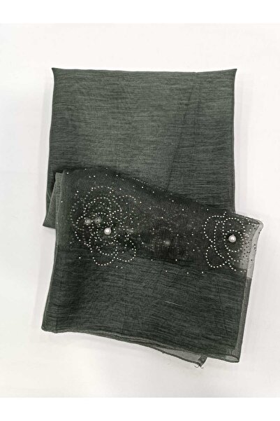 19V69 ITALIA Taşlı Ithal Ipek Cotton Seri Şal Askısı Ve Hediyelik Seti Ile Bi...