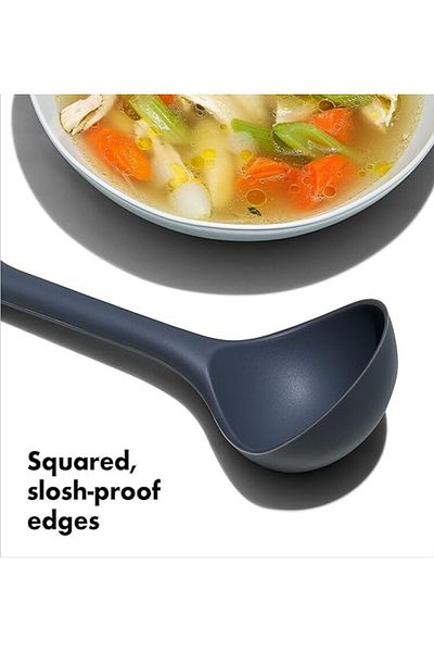 OXO GG Anthracite Serving Ladle - Silicone