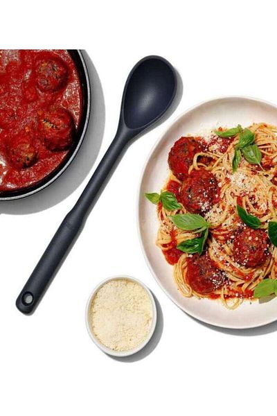 OXO GG Anthracite Silicone Spoon - Serving Light and Cutting