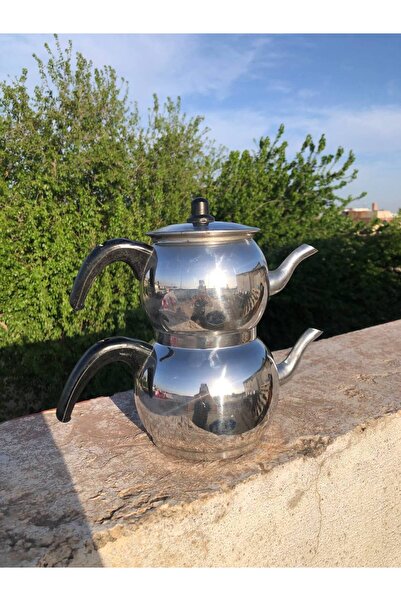 Metler طقم إبريق شاي ألومنيوم من Alkor، ألومنيوم ذو مظهر نحاسي، رقم: 3 إبريق ...