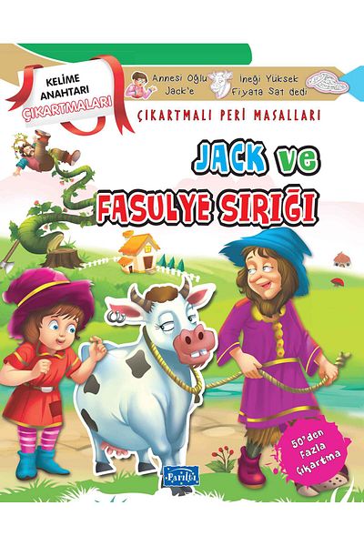 Parıltı Yayınları Jack and the Bean Trap - Fairy Tales with Stickers Glitter Publications Book