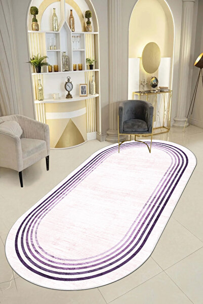 Thalia Home Kaymaz Tabanlı Yıkanabilir Dijital Baskılı Halı Yolluk