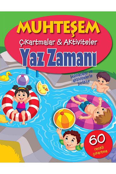 Parıltı Yayınları ملصقات وأنشطة رائعة - كتاب منشورات توهج وقت الصيف