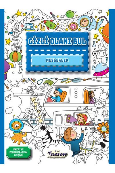 Teleskop Yayınları Occupations - Find the Hidden Telescope Book