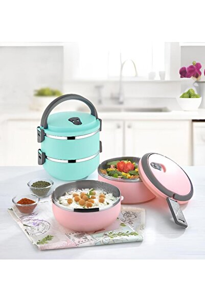 FreshBox 3 Katlı Sızdırmaz Sefer Tası (YEMEK TERMOSU)