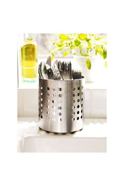 IKEA Ekıpera Cutlery Holder Plate Black 13 cm