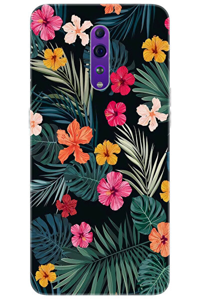 OPPO Reno Z (CPH1979) Uyumlu Kılıf Desen Baskılı Silikon Çiçekler STK:632 CP-...