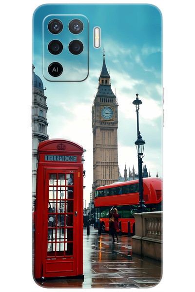 OPPO Reno 5 Lite (CPH2205) Uyumlu Kılıf Desen Baskı Silikon Big Bang Telefon ...