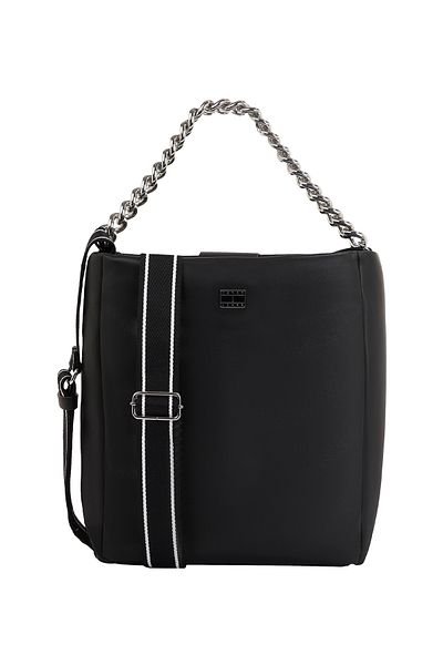 Tommy Hilfiger Siyah Kadın 30x30,5x12 cm Omuz Çantası AW0AW15939BDS