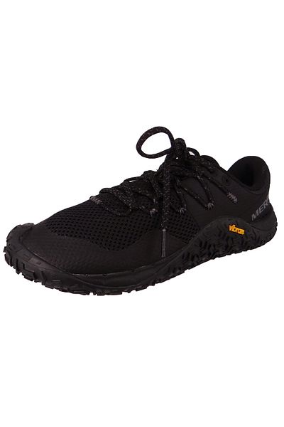 Merrell Damen Sportliche Halbschuhe Wanderschuhe Trail Glove 7 Barefoot J037336 Schwarz Black/Black Textil/