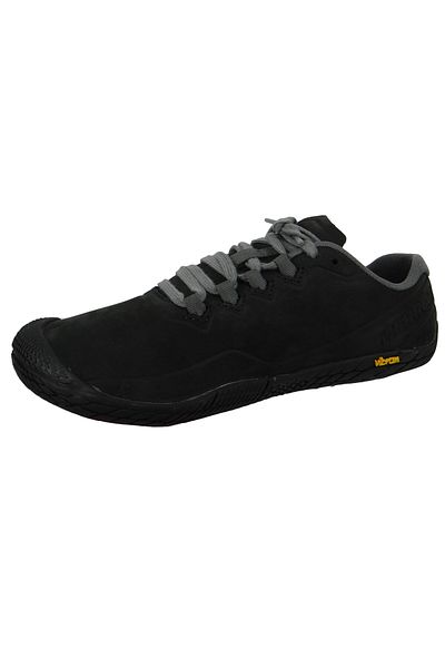 Merrell Damen Sportliche Halbschuhe Wanderschuhe Vapor Glove 3 Luna LTR Barefoot J003422 Schwarz Black/Char
