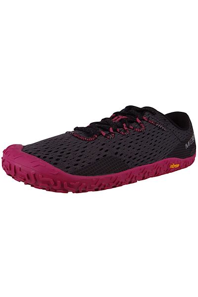 Merrell Damen Halbschuhe Wanderschuhe Vapor Glove 6 Barefoot J067722 Grau Granite/Fuchsia Textil/Synthetik