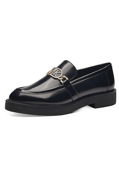 Marco Tozzi Damen Halbschuhe Slipper by GMK 2-84300-41 Schwarz 011 Black Brush Kunstleder mit MT Feel