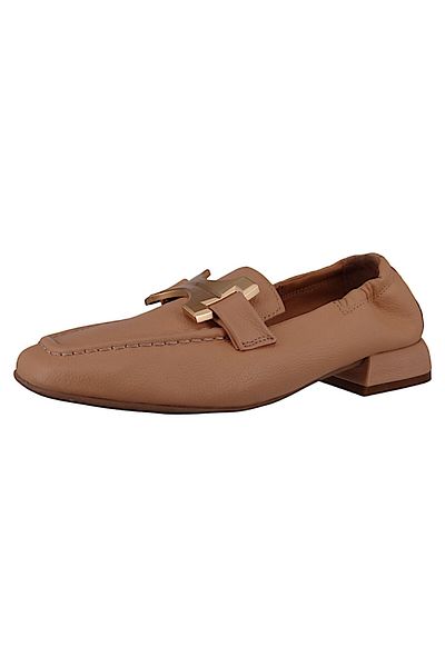 Mjus Damen Halbschuhe RAPALLO Moccasin L30105-0201 Braun 6478 Sand Leder