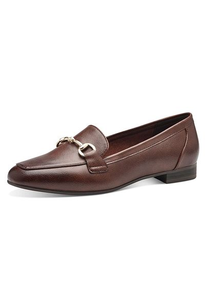 Marco Tozzi Damen Halbschuhe 2-24213-41 Braun 397 Chestnut Kunstleder mit MT Feel