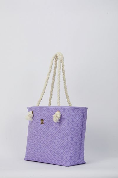 Pierre Cardin Lavender Women's Beach Shoulder Bag - 05PO24Y1864