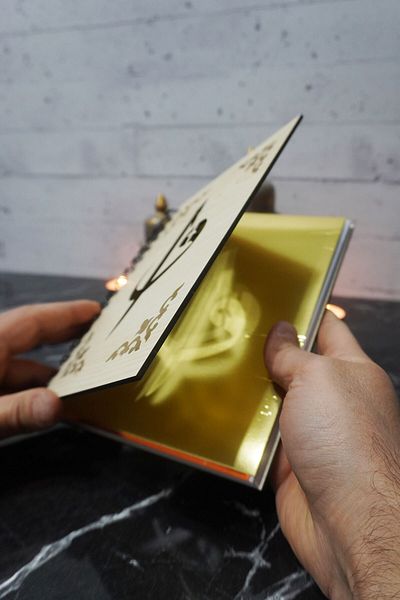 markcat Elif Vav Daily Planner με Ξύλινο Κάλυμμα - Αχρονολόγητο Σημειωματάριο (ΞΥΛΟ ΧΡΩΜΑ ΜΠΑΝΟΥ)