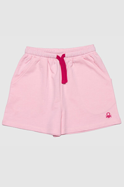 Benetton KIZ ÇOCUK ŞORT-AÇIK PEMBE