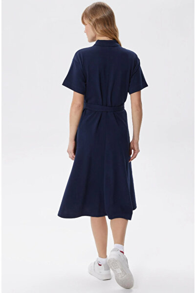 Lacoste Women’s Lacoste Belted Piqué Polo Dress