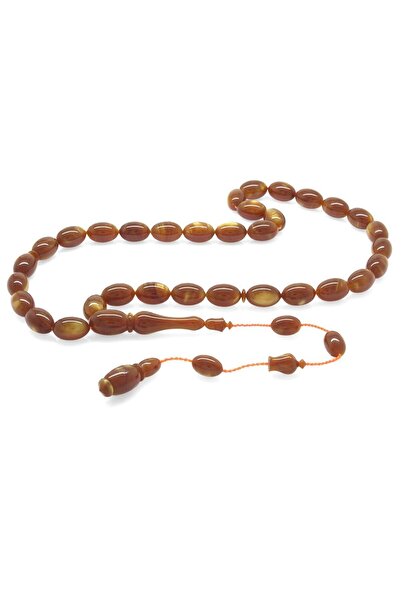 Tesbihane Χάντρες προσευχής από καλταλίνη, συνδυασμένες, με ψάθινο κόκκο, πολύχρωμες