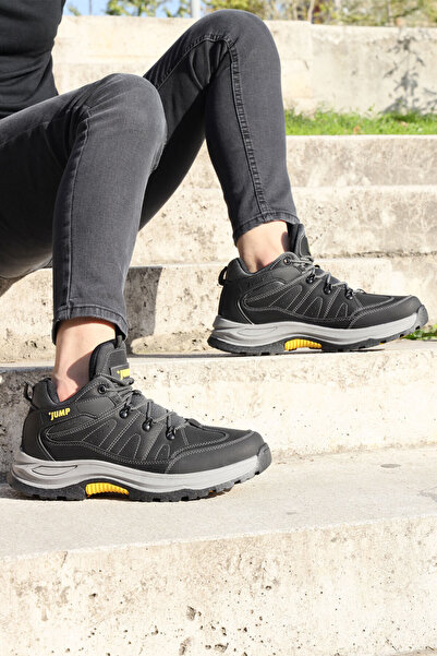 Jump 29084 Siyah - Gri Erkek Outdoor Spor Ayakkabı