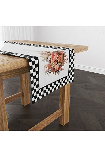 lamoonhome Runner cu model de dama cu flori