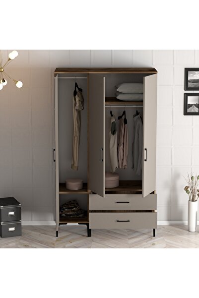 Variant Mobilya Kumsal 3 Kapılı Gardrop RT - Atlas