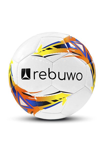 Rebuwo Orange Soccer Ball + Football Training Belt