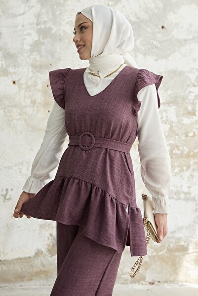 InStyle Костюм з оборкою на плечах з наконечником Murdum