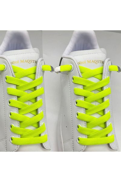 Palwin Super Practical Elastic Laces with Metal Buckle - Smart Shoelaces, 1 Pair