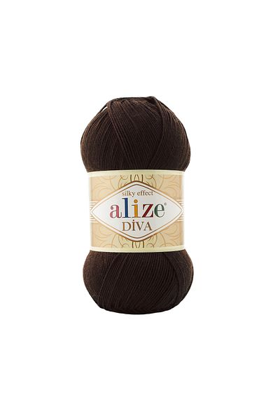 Alize Alize Diva 26 Καφέ - 5 Τεμάχια