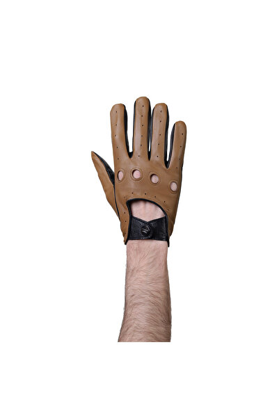 Altezzoso Senna Erkek Deri Sürücü Eldiveni