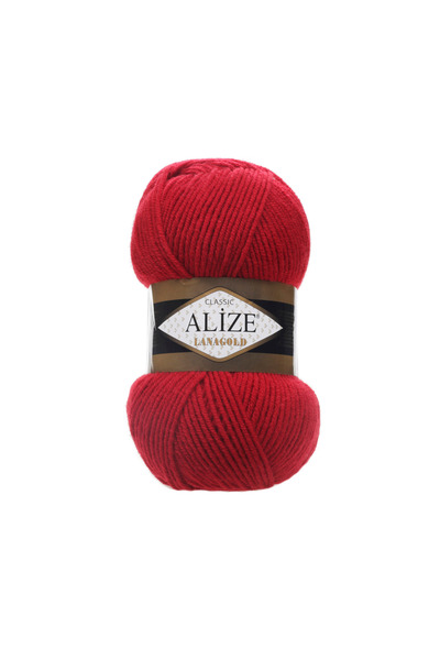 Alize 5 τεμάχια Alize Lanagold 56 Κόκκινο