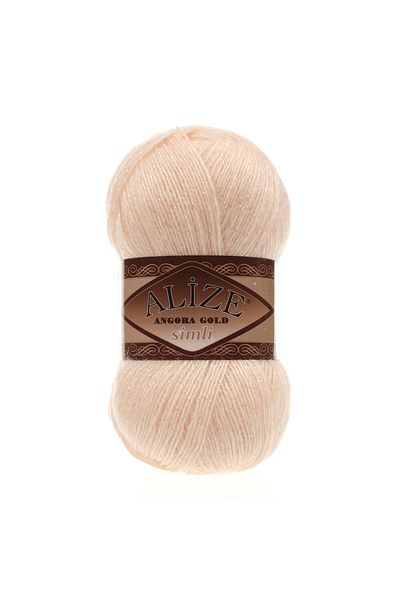 Alize 5 τεμάχια Alize Angora Gold Glitter 681 Light Salmon