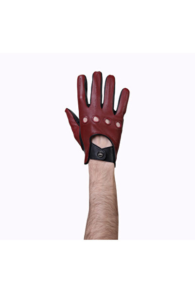 Altezzoso Senna Erkek Deri Sürücü Eldiveni