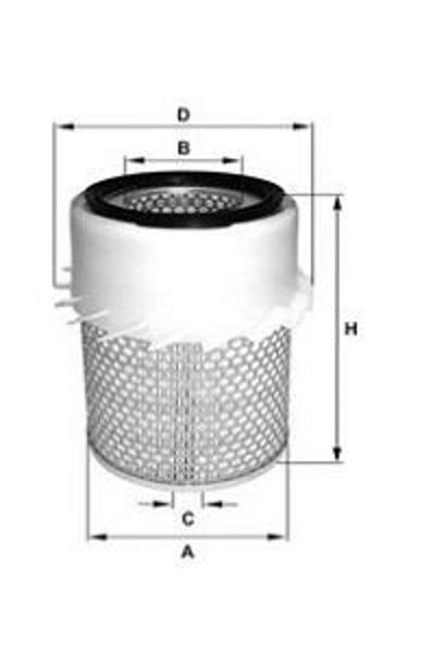 Şampiyon Filtre Daewoo D10S-D15S Serie Business Machine Compatible Air Filter - External Filter