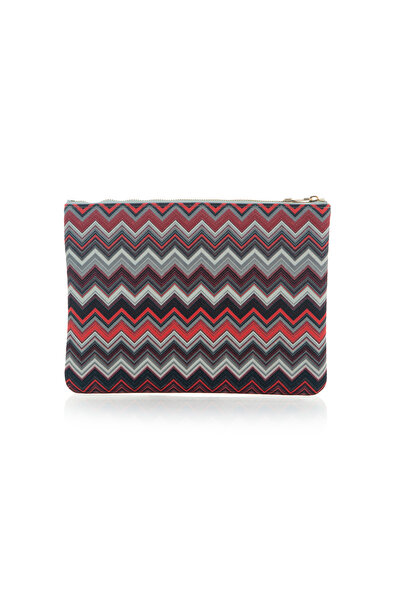 VIVION Zigzag Clutch Çanta