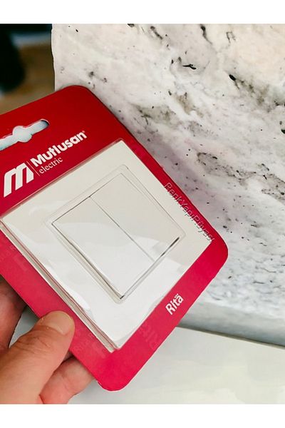 RENK YAPI RÜYASI SWITCH SOCKET, ELECTRIC SWITCH SOCKET, DOUBLE SWITCH