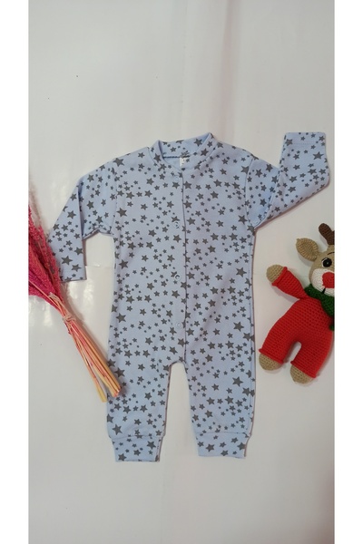 Nayinom Cotton Patterned Baby Girl Romper