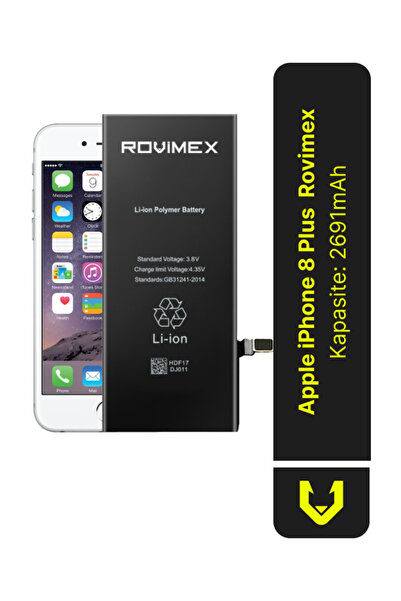 Rovimex Apple iPhone 8 Plus Batarya Pil - 2691 mAh