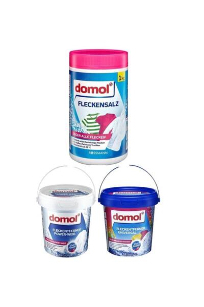 DOMOL Rossmann Domol Leke Çıkarıcı Toz Beyaz Ve Renkliler Için 750 G - Toz De...