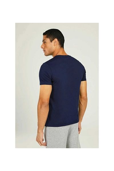 lumberjack Μπλουζάκι Bsc V Nk Navy Blue M-CT106
