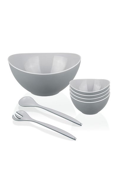 Qlüx QLuX Gray SaLad Set - L469-L468X4-L491
