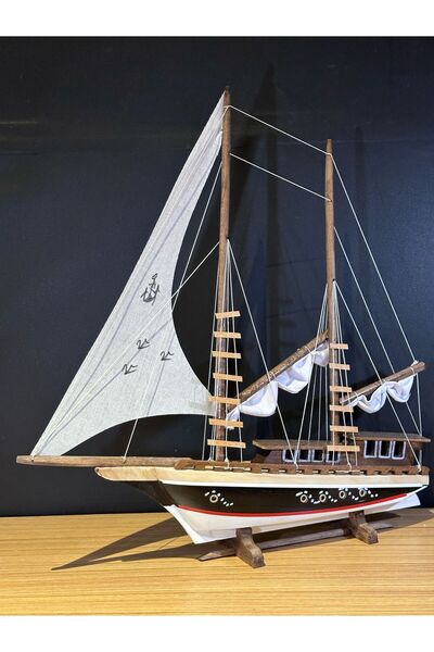 Lapidaria Yelkenli Ahşap Gemi Maketi Büyük Boy Beşiktaş, Altay, Manisaspor He...